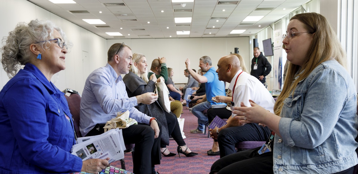 Speed networking at the ISSBA Anglia Business Exhibition